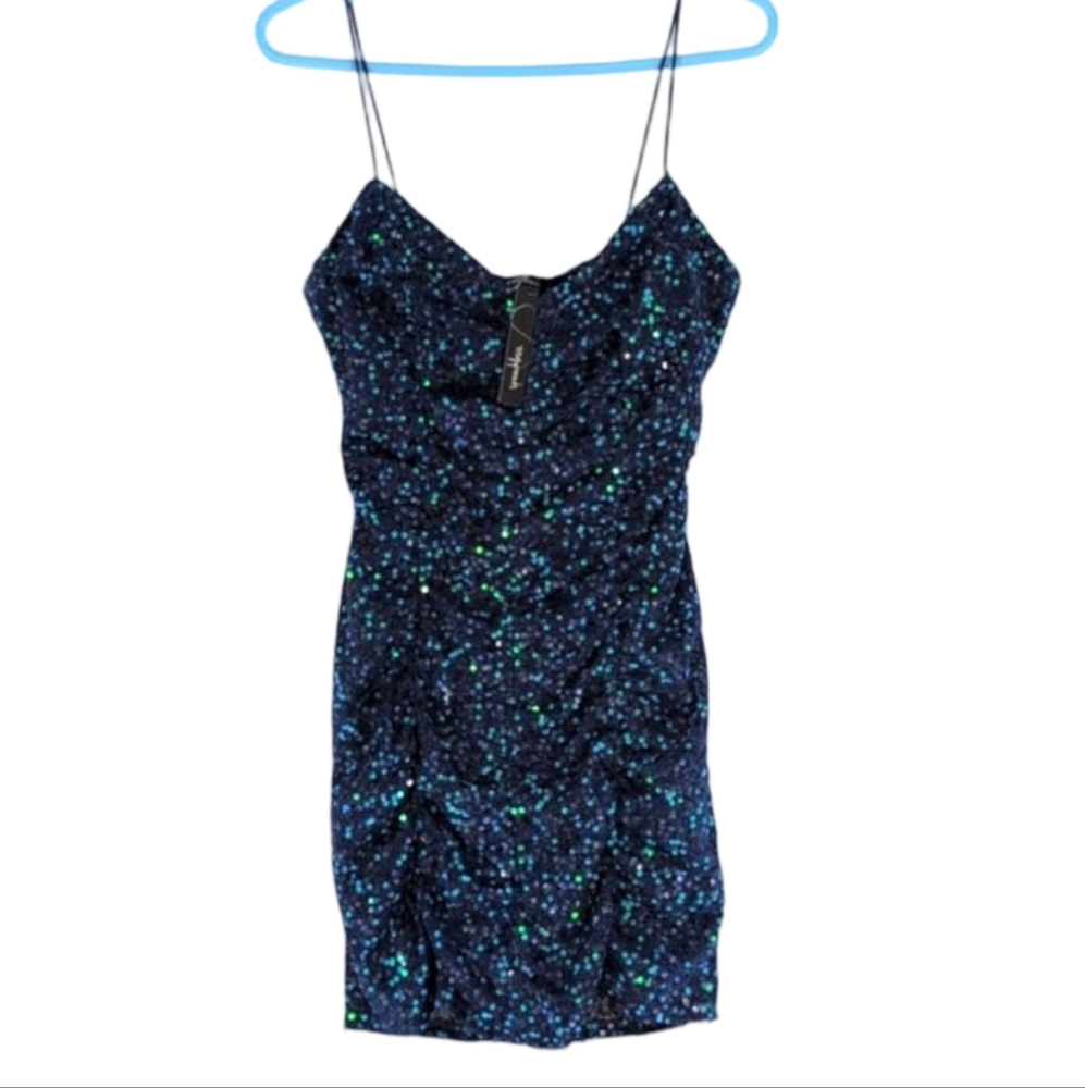 Speechless Sequin  Dress Size large NWT .